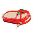 Pandan red slipper coin purse