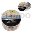 Stainless metal round shell