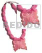 12 rows pink twisted glass