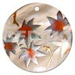 Round 40mm hammershell handpainted