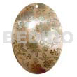 Oval 50mm kabibe shell