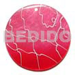 35mm round graduated pink capiz