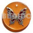 Round orange 30mm hammershell