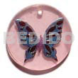 Round pink 30mm hammershell