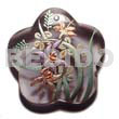 Scallop 35mm transparent violet resin