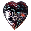 Heart 50mmx40mm blacktab shell