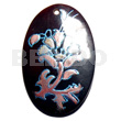 Oval 50mmx40mm blacktab shell