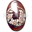 Oval 50mmx40mm blacktab shell