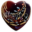 Heart 50mmx45mm blacktab shell