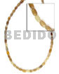 Horn natural rice beads 4x7
