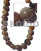 Natural horn . round beads