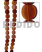 Golden horn amber flat oval