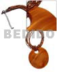 60mm round amber horn