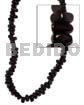 Black horn triangle 12mmx8mm