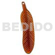40mmx15mm golden amber horn leaf