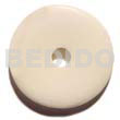 40mm round white bone