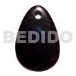 45mmx65mm black horn teardrop