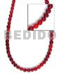 Red horn beads 4-5mm