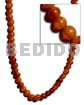 Golden horn round beads
