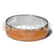Laminated orange capiz in