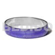Laminated lavender capiz in