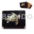 Wooden jewelry box black