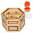 Bamboo raffia jewelry box