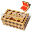 Bamboo raffia jewelry box