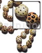 Kukui seeds in animal print