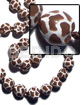 Kukui seeds in animal print