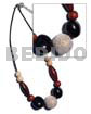 20mm round wrapped wood beads