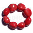 Elastic 9 pcs. kukui nuts