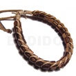 Palmwood cylinder wood beads in
