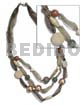 Asstd. wood beads in multi