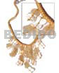 Golden macramie dangling hammershell-cleopatra