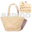 Abaca eyelet natural lining