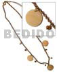 Dangling 20mm round melo shell