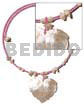 Choker wire pink glass