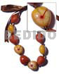 Kukui nut choker in