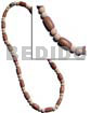 5mm natural white wood beads