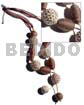 Tassled asstd. rope wrapped wood