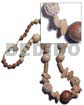 Palmwood beads natural white wood beads bamboo robles