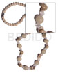 6mm bleached nat wood beads