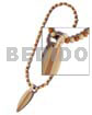 Bayong and natural wood beads