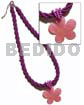 Lavender 2-3mm twisted coco pokalet