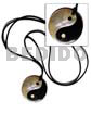 40mm round yin yang