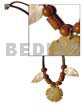 Wax cord wood beads