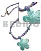 Aqua blue glass beads