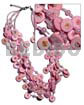 5 rows 10mm pink coco