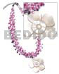 10 layers pink glass beads